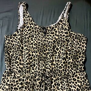 Torrid sleep jumpsuit leopard